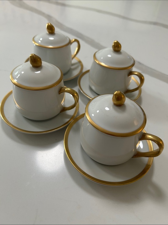 Fitz and Floyd Other - Fitz and Floyd Set of 4-“Palais” Pot de Creme